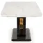 Rozkladací stôl Vincenzo 160/200x90cm Mdf/Oceľ – Biely/Čierna,4