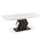 Rozkladací stôl Vincenzo 160/200x90cm Mdf/Oceľ – Biely/Čierna,9
