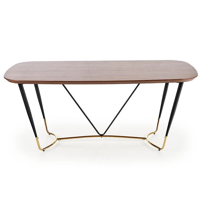 Stôl Manchester 180 Mdf/Oceľ – Orech/Zlatá