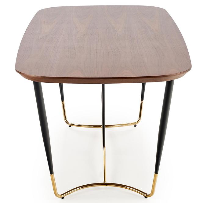 Stôl Manchester 180 Mdf/Oceľ – Orech/Zlatá