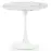 Stôl Denver 80 Mdf/Oceľ – Biely Marmur/Biely