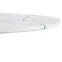 Stôl Denver 80 Mdf/Oceľ – Biely Marmur/Biely,8