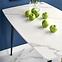 Stôl Marco 120x70 Sklo/Mdf/Oceľ – Biely/Čierna,12