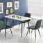 Stôl Marco 120x70 Sklo/Mdf/Oceľ – Biely/Čierna,13