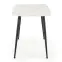 Stôl Marco 120x70 Sklo/Mdf/Oceľ – Biely/Čierna,5