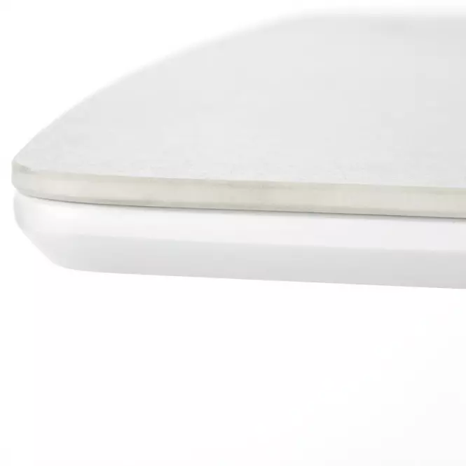 Stôl Marco 120x70 Sklo/Mdf/Oceľ – Biely/Čierna