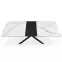 Rozkladací stôl Diesel 160/200x90cm Biely Marmur/Tmavé Popolavý/Čierna,7
