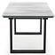 Rozkladací stôl Marley 160/200x90cm Biely Marmur/Popolavý/Čierna,6