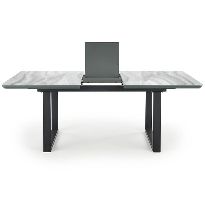 Rozkladací stôl Marley 160/200x90cm Biely Marmur/Popolavý/Čierna,7