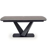 Rozkladací stôl Vinston 180/230x95cm Mdf/Oceľ – Tmavé Popolavý/Čierna