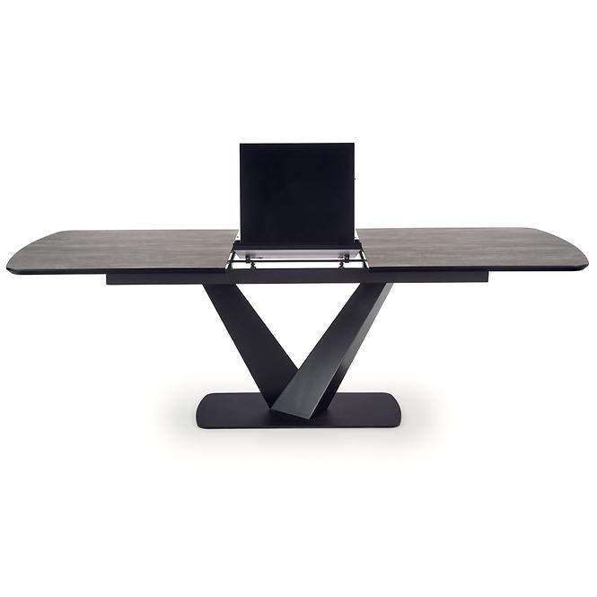 Rozkladací stôl Vinston 180/230x95cm Mdf/Oceľ – Tmavé Popolavý/Čierna,4