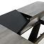 Rozkladací stôl Vinston 180/230x95cm Mdf/Oceľ – Tmavé Popolavý/Čierna,6