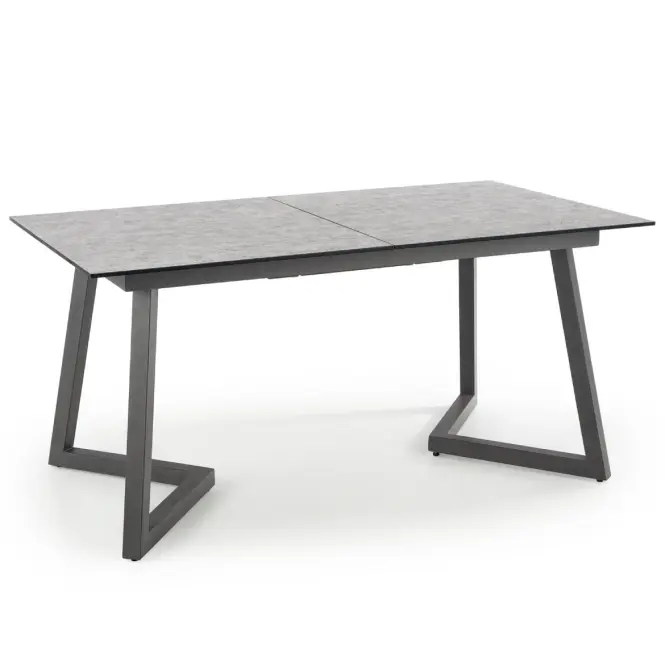 Rozkladací stôl Tiziano 160/210x90cm svetlá popolavá/tmavá popolavá
