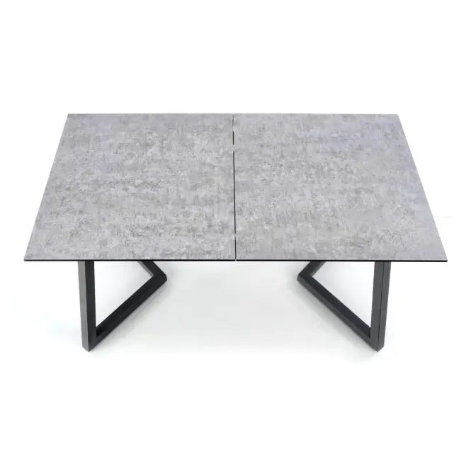 Rozkladací stôl Tiziano 160/210x90cm svetlá popolavá/tmavá popolavá,3