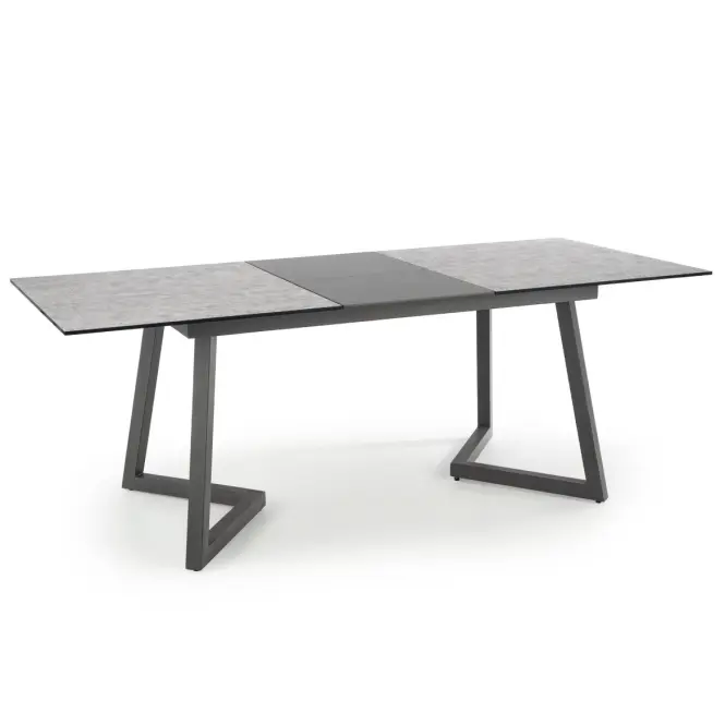 Rozkladací stôl Tiziano 160/210x90cm svetlá popolavá/tmavá popolavá,5