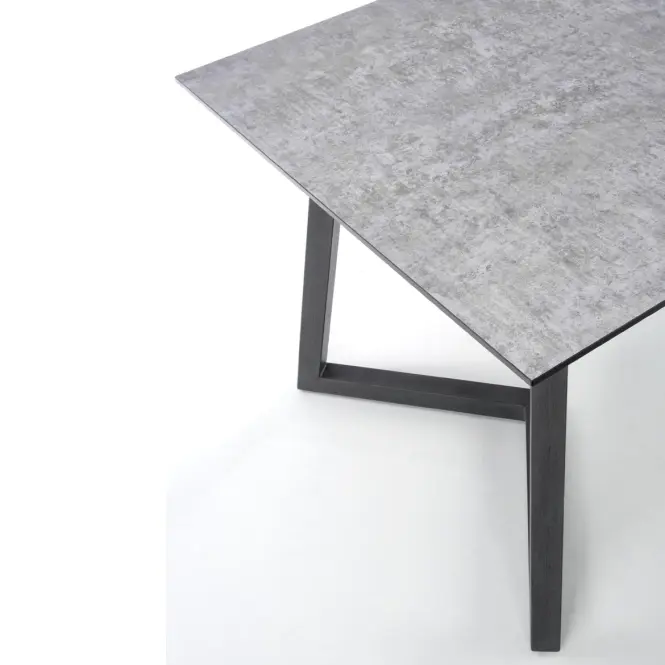 Rozkladací stôl Tiziano 160/210x90cm svetlá popolavá/tmavá popolavá,6