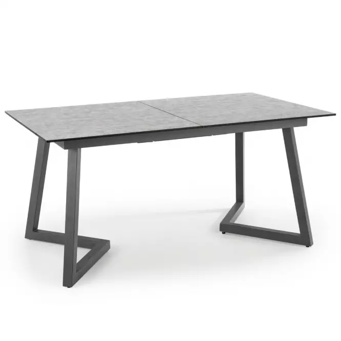 Rozkladací stôl Tiziano 160/210x90cm Svetlý Popel/Tmavé Popolavý