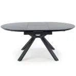 Rozkladací stôl Vertigo 130/180x130cm Čierna Marmur/Čierna