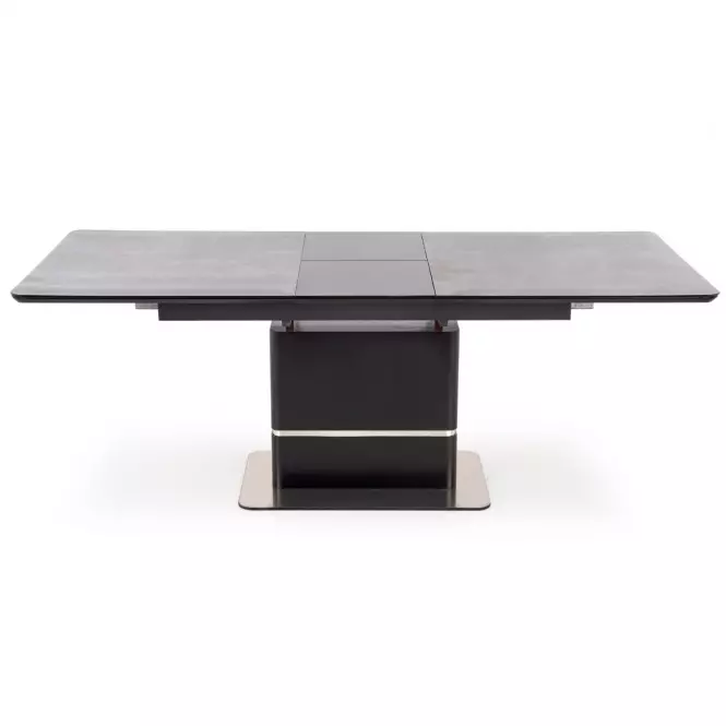 Rozkladací stôl Martin 160/200x90cm Tmavé Popolavý/Čierna