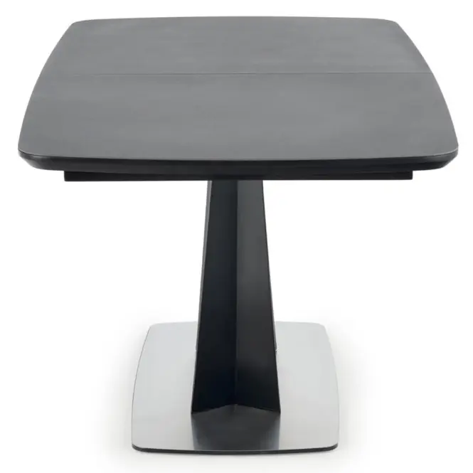 Rozkladací stôl Fangor 160/220x90cm Tmavé Popolavý/Čierna,6