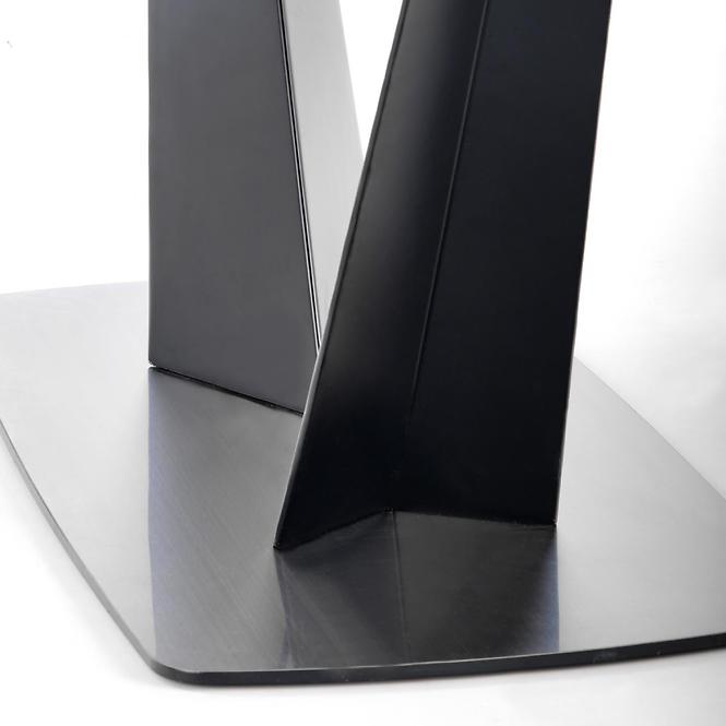 Rozkladací stôl Fangor 160/220x90cm Tmavé Popolavý/Čierna,9