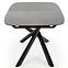 Rozkladací stôl Capello 180/240x95cm Sklo/Oceľ – Tmavé Popolavý/Čierna,4