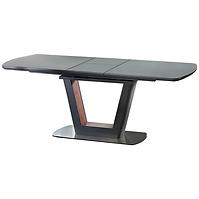 Rozkladací stôl Bilotti 160/200x90cm Antracit Mat/Orech