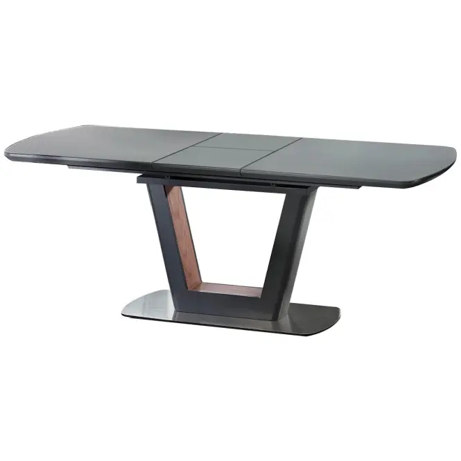 Rozkladací stôl Bilotti 160/200x90cm Antracit Mat/Orech