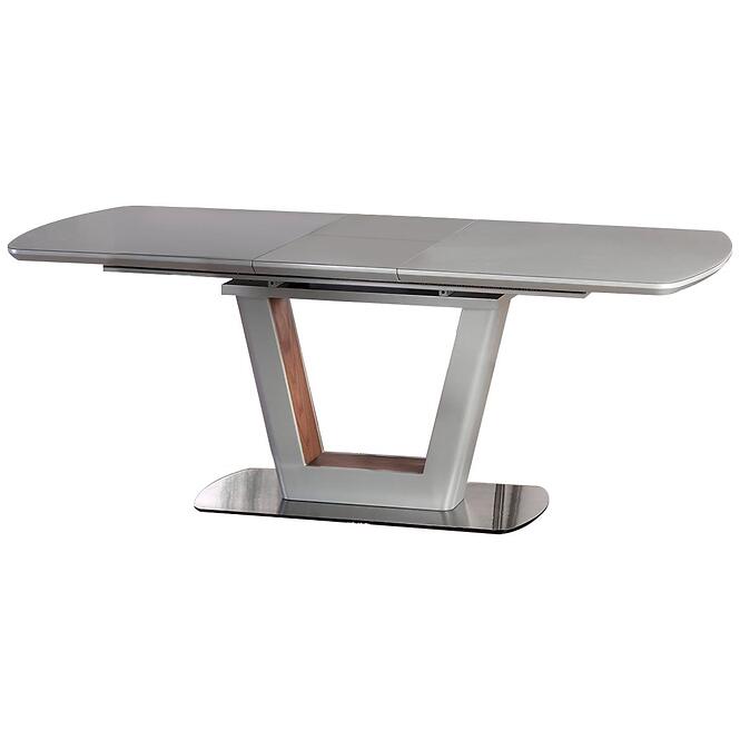 Rozkladací stôl Bilotti 160/200x90cm svetlá popolavá mat/orech