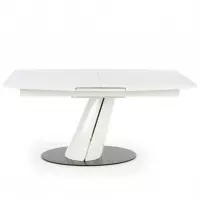 Rozkladací stôl Odense 160/200x90cm Mdf/Oceľ – Biely