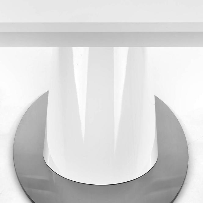 Rozkladací stôl Odense 160/200x90cm Mdf/Oceľ – Biely