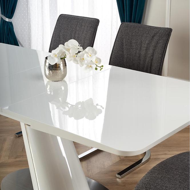 Rozkladací stôl Odense 160/200x90cm Mdf/Oceľ – Biely