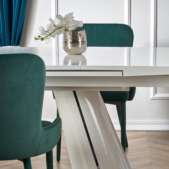 Rozkladací stôl Odense 160/200x90cm Mdf/Oceľ – Biely