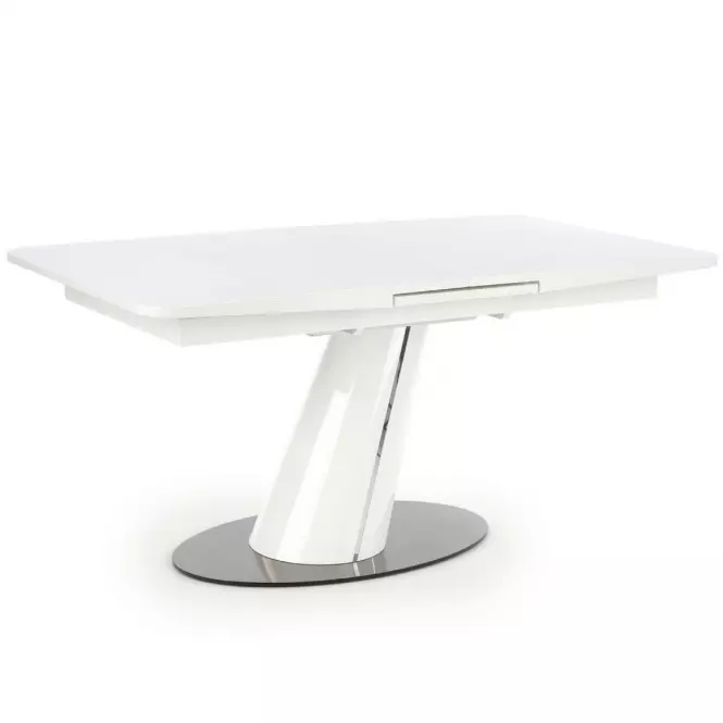 Rozkladací stôl Odense 160/200x90cm Mdf/Oceľ – Biely