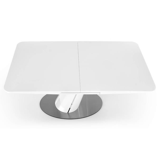 Rozkladací stôl Odense 160/200x90cm Mdf/Oceľ – Biely