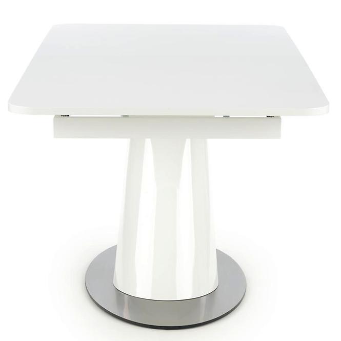 Rozkladací stôl Odense 160/200x90cm Mdf/Oceľ – Biely
