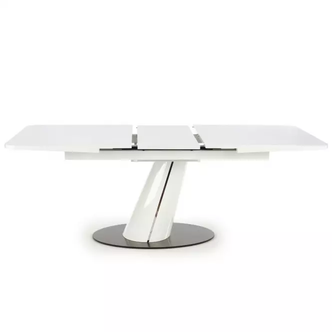 Rozkladací stôl Odense 160/200x90cm Mdf/Oceľ – Biely