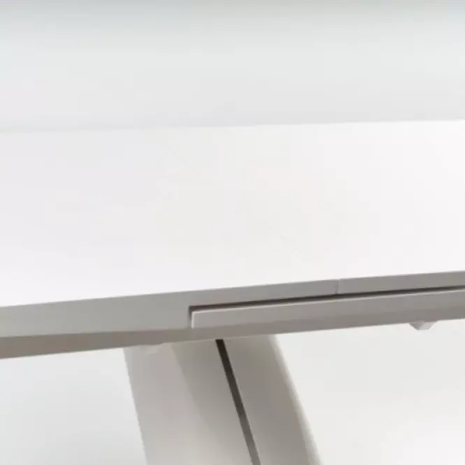 Rozkladací stôl Odense 160/200x90cm Mdf/Oceľ – Biely