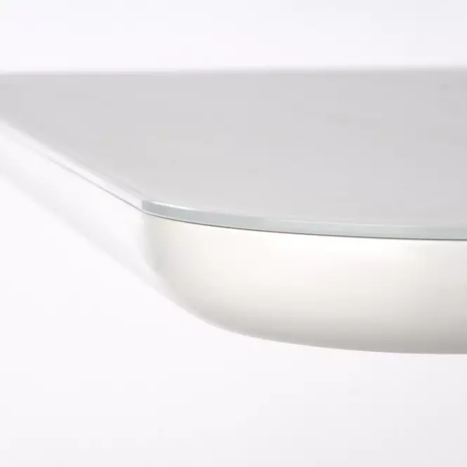 Rozkladací stôl Bonari 160/200x90cm Sklo/Mdf/Oceľ – Biely