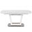 Rozkladací stôl Blanco 160/200 Sklo/Mdf/Oceľ – Biely Marmur/Biely