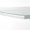 Rozkladací stôl Blanco 160/200 Sklo/Mdf/Oceľ – Biely Marmur/Biely,6