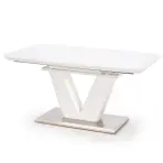 Rozkladací stôl Mistral 160/220x90cm Mdf/Oceľ – Biely