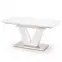 Rozkladací stôl Mistral 160/220x90cm Mdf/Oceľ – Biely