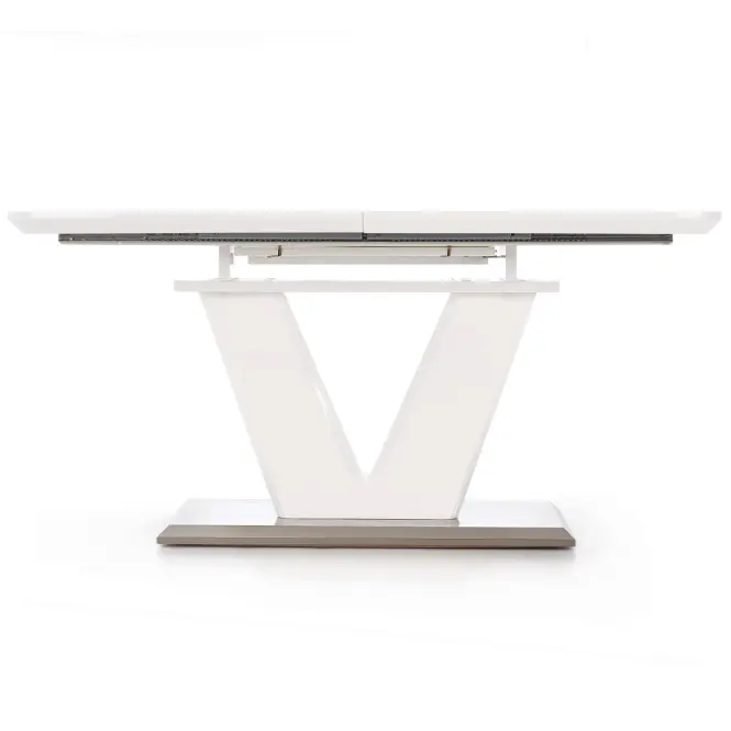 Rozkladací stôl Mistral 160/220x90cm Mdf/Oceľ – Biely,5