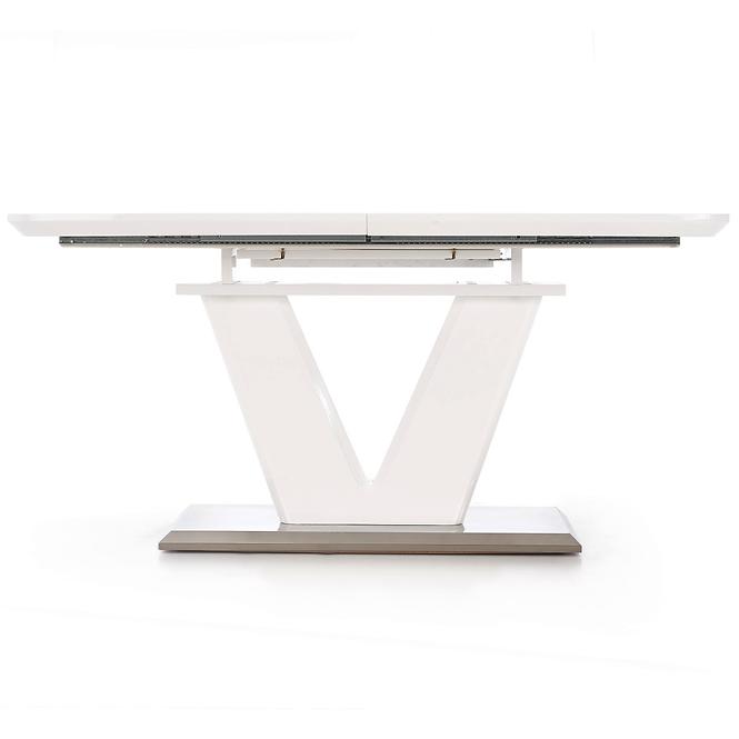 Rozkladací stôl Mistral 160/220x90cm Mdf/Oceľ – Biely,5