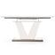 Rozkladací stôl Mistral 160/220x90cm Mdf/Oceľ – Biely,5