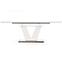 Rozkladací stôl Mistral 160/220x90cm Mdf/Oceľ – Biely,6