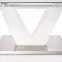 Rozkladací stôl Mistral 160/220x90cm Mdf/Oceľ – Biely,7