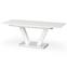 Rozkladací stôl Vision 160/200x90cm Mdf/Oceľ – Biely,2