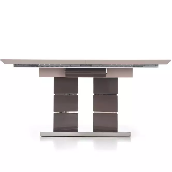 Rozkladací stôl Lord 160/200x90cm Mdf/Oceľ – Svetlý Popolavý/Tmavé Popolavý